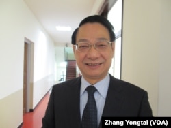 执政党国民党立委吕学樟(美国之音张永泰拍摄)