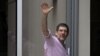 ARCHIVO - El editor nicaragüense Juan Lorenzo Holmann llega a un hotel en Herndon, Virginia el 9 de febrero de 2023, luego de ser liberado por el gobierno de Nicaragua.