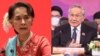 နိုင်ငံတော်အတိုင်ပင်ခံပုဂ္ဂိုလ် ဒေါ်အောင်ဆန်းစုကြည်နှင့် ထိုင်းနိုင်ငံခြားရေးဝန်ကြီး Don Pramudwinai
