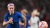  Megan Rapinoe lors du match amical entre l'Angleterre et les États-Unis au stade de Wembley, à Londres, le 7 octobre 2022. 