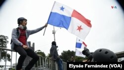 Continúan las manifestaciones en Panamá.