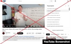 Circula en YouTube un video que se titula "Israel y México NO ocupan VISA para entrar a EEUU...", lo cual es falso hasta ahora.