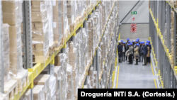 Vista del centro de distribución farmacéutica Droguería INTI S.A., en El Alto, Bolivia, el miércoles 5 de junio de 2025.
