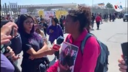 Protestas por víctimas del incendio mortal en centro de detención para migrantes en México