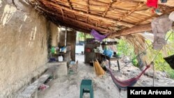 Hogar de María Carlota García, en la aldea Lantiquin, Camotán, Guatemala.