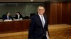 El ex vicepresidente de Ecuador, Jorge Glas, ingresa a la sala del tribunal para su audiencia en la Corte Suprema de Justicia para apelar su sentencia de seis años de prisión por asociación ilícita en relación con el escándalo Oderbrecht en Quito, el 23 de mayo de 2018.