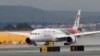 Un Boeing 787-9 « Dreamliner » de la Royal Air Maroc (RAM) atterrit à l'aéroport israélien Ben Gourion de Lod le 13 mars 2022, après avoir effectué le premier vol commercial régulier de la RAM au départ de Casablanca.