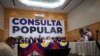 Venezuela: Fase presencial de consulta popular opositora se realizará el 12 de diciembre