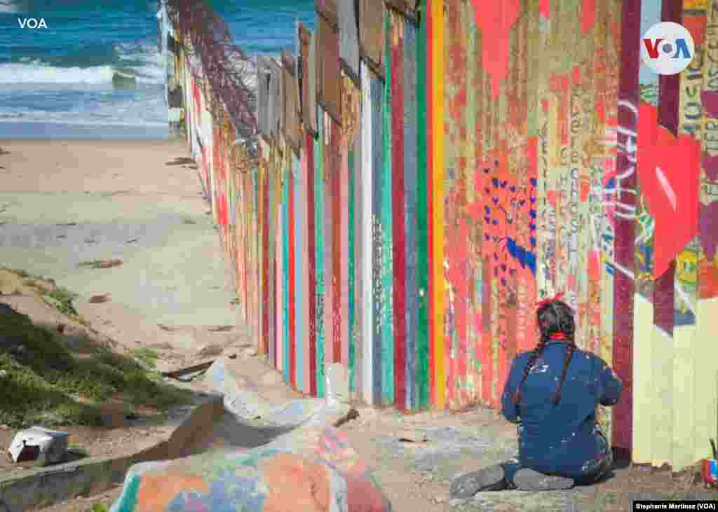 Según Chiu, el mural es una respuesta poética a la política de inmigración y un símbolo de la unión entre ambos países. 