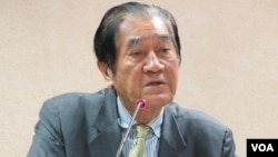 台湾民进党立委 陈唐山(美国之音张永泰拍摄)