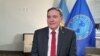 El director de Organización Panamericana de la Salud, OPS, durante entre vista con la Voz de América [Foto: Hakim Shammo /VOA]
