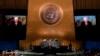 El presidente palestino, Mahmoud Abbas, se dirige a la 77ª sesión de la Asamblea General de las Naciones Unidas, el 23 de septiembre de 2022, en la sede de la ONU.