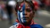 Cubana exiliada en una marcha en North Bergen, Nueva Jersey, el 13 de julio de 2021. 