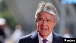 ARCHIVO - El presidente de Ecuador, Guillermo Lasso, llega a la novena Cumbre de las Américas, en Los Ángeles, California, EE. UU., el 8 de junio de 2022. REUTERS/Lucy Nicholson