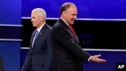El gobernador Mike Pence y el senador Tim Kaine, tuvieron un interesante debate en la Longwood University en Farmville, Virginia.