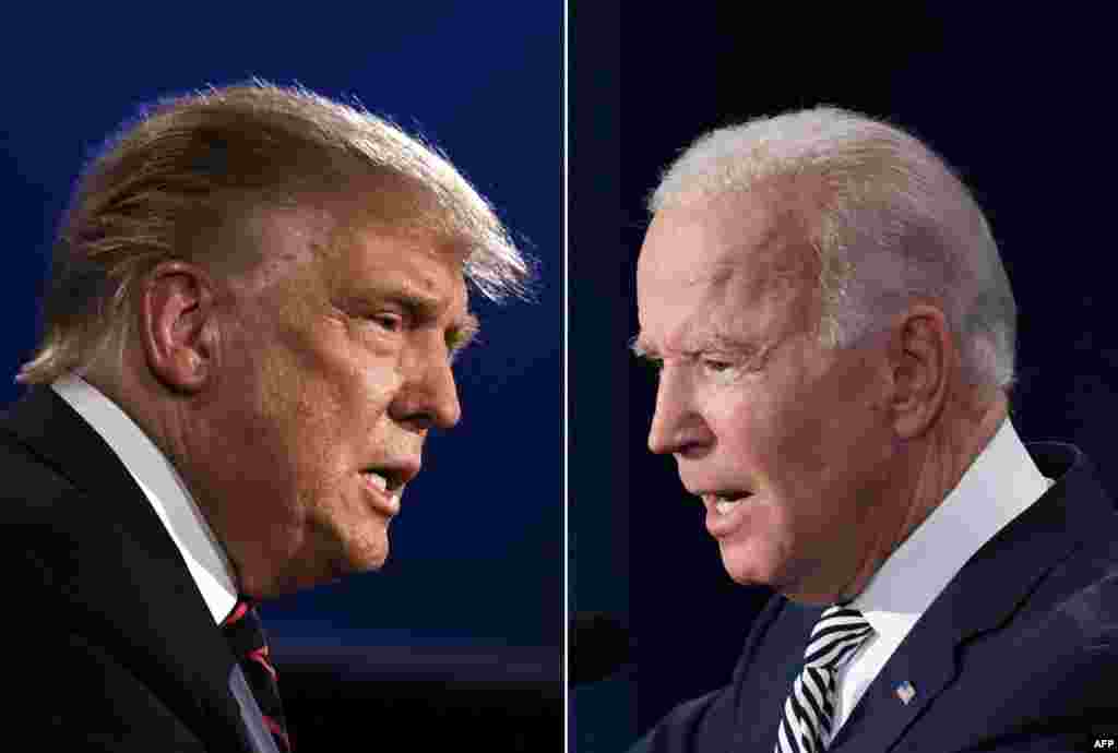 El presidente Trump, dijo a su rival demócrata Biden que no había "nada inteligente" en él, durante el primer debate entre los dos candidatos.