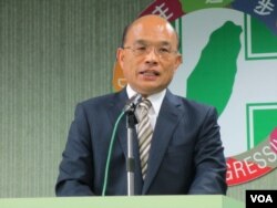 民进党主席苏贞昌(资料照片)
