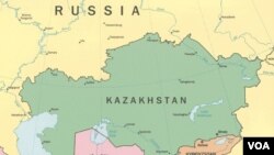 Central Asia map