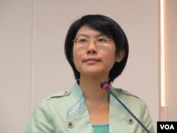 民进党立委 林岱桦(美国之音 张永泰拍摄)