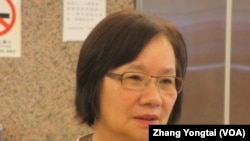 国民党立委罗淑蕾 (美国之音张永泰拍摄)