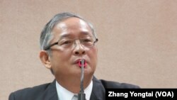 台湾执政党国民党立委 林郁方(美国之音张永泰拍摄)
