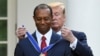 Tiger Woods recibe la Medalla Presidencial de la Libertad