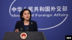 中国外交部发言人华春莹 (资料照片)