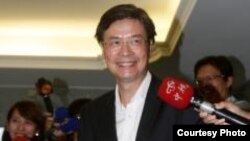 即將走马上任的台湾駐美代表金溥聰（中央社）