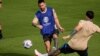 Lionel Messi entrena con su equipo, la selección de Argentina, durante una práctica antes de un partido de la Copa América, el miércoles 19 de junio de 2024, en Kennesaw, Georgia. Argentina juega contra Canadá el 20 de junio en Atlanta.