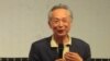 首位诺贝尔文学奖华人得主高行健(美国之音张永泰拍摄)