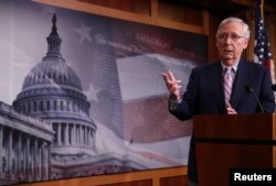 Mitch McConnell, líder de la mayoría republicana en el Senado de EE.UU.