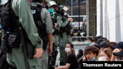 Los manifestantes han seguido protestando en Hong Kong a pesar de las nuevas leyes de seguridad aprobadas por China.