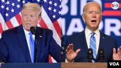 Combo Trump - Biden agencias noviembre 4 de 2020.