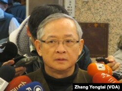 台湾执政党国民党立委林郁方 (美国之音张永泰拍摄 )