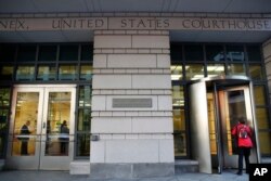 Corte Federal de Washington D.C. Oct. 30, 2017.