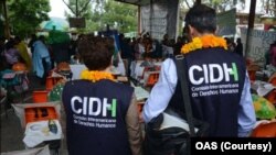 Representantes de la Comisión Interamericana de Derechos Humanos (CIDH) visitaron El Salvador. Foto de Archivo.