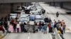 Trabajadores jubilados de PDVSA protestan por fondos de pensiones en Venezuela, el 4 de agosto de 2021.