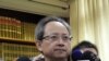 台湾外交部发言人夏季昌(美国之音申华拍摄)
