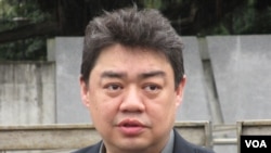 六四学运领袖 吾尔开希(美国之音张永泰拍摄)