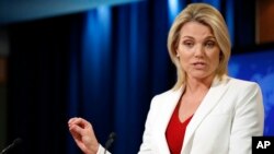 La portavoz del Departamento de Estado, Heather Nauert, precisó que las elecciones adelantadas en Venezuela no ayudarán a resolver las tensiones que se viven en el país sudamericano.