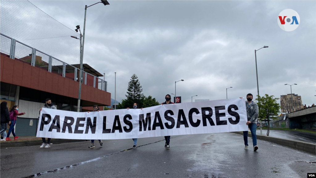 Una de las peticiones es que cesen las masacres, el asesinato de l&#237;deres sociales y de defensores de los derechos humanos.