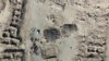 Una toma desde un dron muestra las casas destruidas en la aldea de Chahak, en la provincia afgana de Herat, el 11 de octubre de 2023.