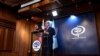 El fiscal general de Venezuela, Tarek William Saab, durante una conferencia de prensa en Caracas. 