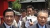 马英九总统和日本前首相森喜朗在开幕式上