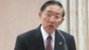 台湾外交部长林永乐9月25号于立法院 (美国之音张永泰拍摄)