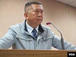 台湾执政党国民党立委杨应雄 (美国之音张永泰拍摄)