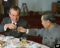 尼克松与周恩来1972年2月25日