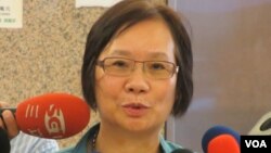 台湾执政的国民党立委 罗淑蕾(美国之音张永泰拍摄)