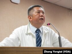 台湾执政党国民党立委杨应雄 (美国之音张永泰拍摄)
