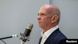 ARCHIVO - El exjefe de inteligencia de Venezuela Hugo Carvajal durante una audiencia judicial en Madrid, en septiembre de 2019.
